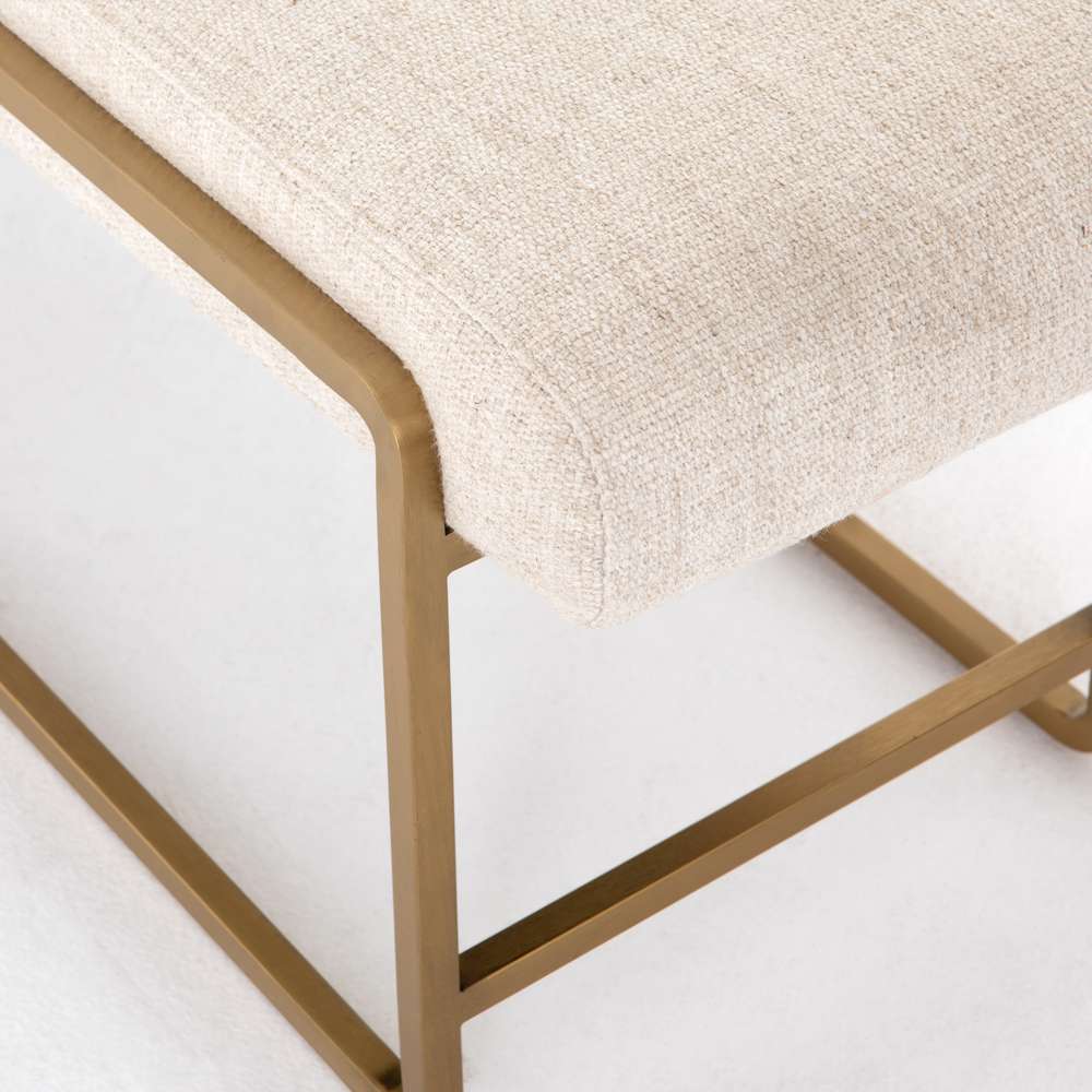 Four Hands - Sled Bench - Thames Cream - 106280-005 veiw 4