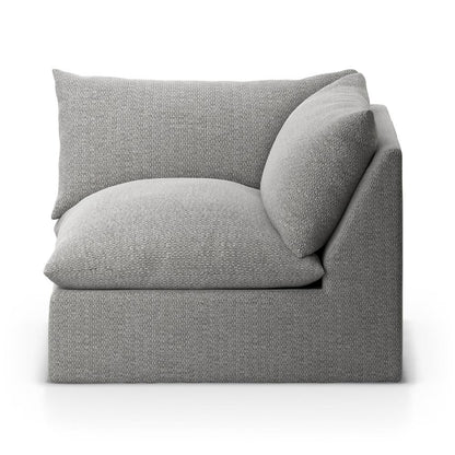 Four Hands - Solano - Build Your Own: Grant Outdoor Sectional - Corner Piece - Faye Ash - 230628-002 veiw 3