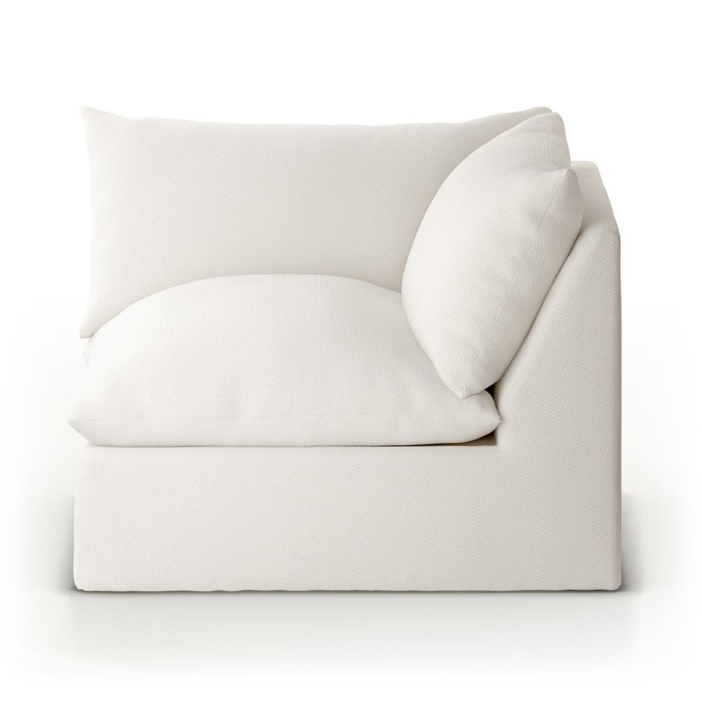 Four Hands - Solano - Build Your Own: Grant Outdoor Sectional - Corner Piece - Faye Cream - 230628-005 veiw 3
