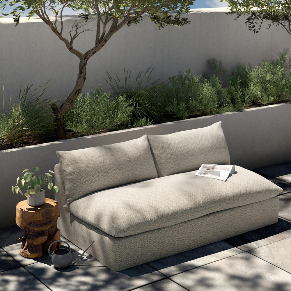 Four Hands - Solano - Build Your Own: Grant Outdoor Sectional - Sofa Piece - Faye Sand - 230627-004 veiw 4