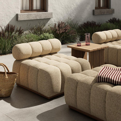 Four Hands - Solano - Build Your Own: Roma Outdoor Sectional - Armless Piece - Hayes Cream - 226935-007 veiw 4