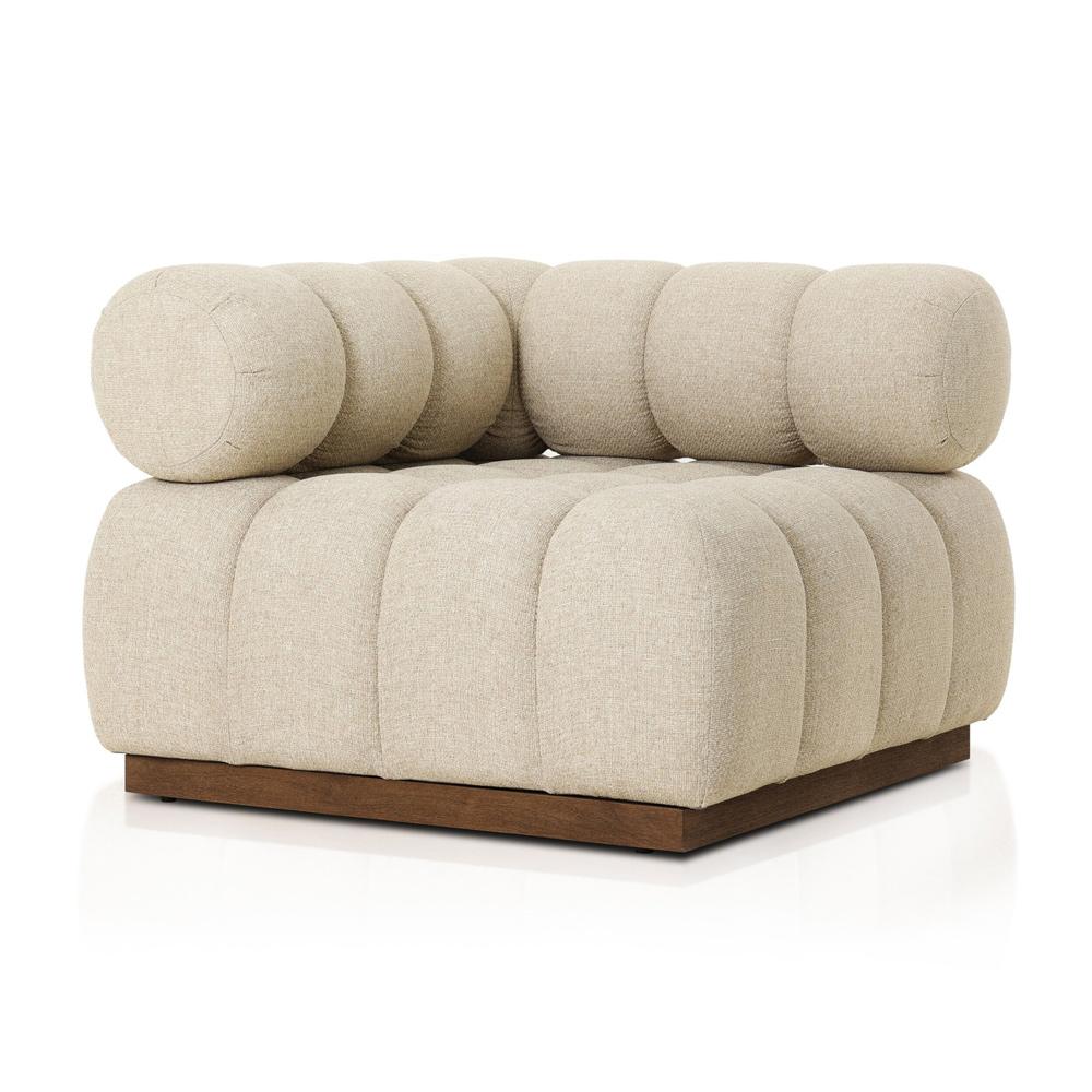 Four Hands - Solano - Build Your Own: Roma Outdoor Sectional - Corner Piece - Hayes Cream - 226936-007 veiw 1