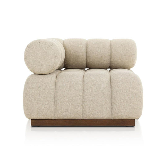 Four Hands - Solano - Build Your Own: Roma Outdoor Sectional - Corner Piece - Hayes Cream - 226936-007 veiw 2