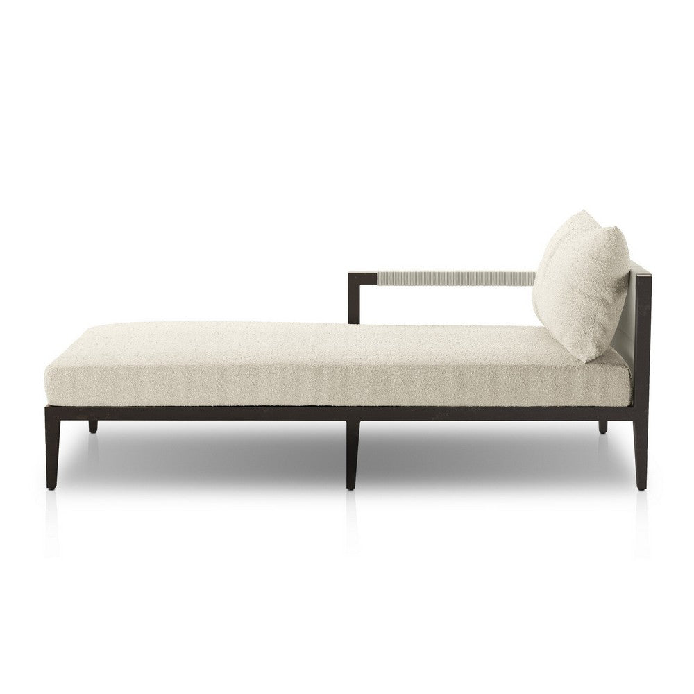 Four Hands - Solano - Build Your Own: Sherwood Outdoor Sectional, Bronze - FIQA Boucle Cream - 237637-001_CLOSEOUT view 3