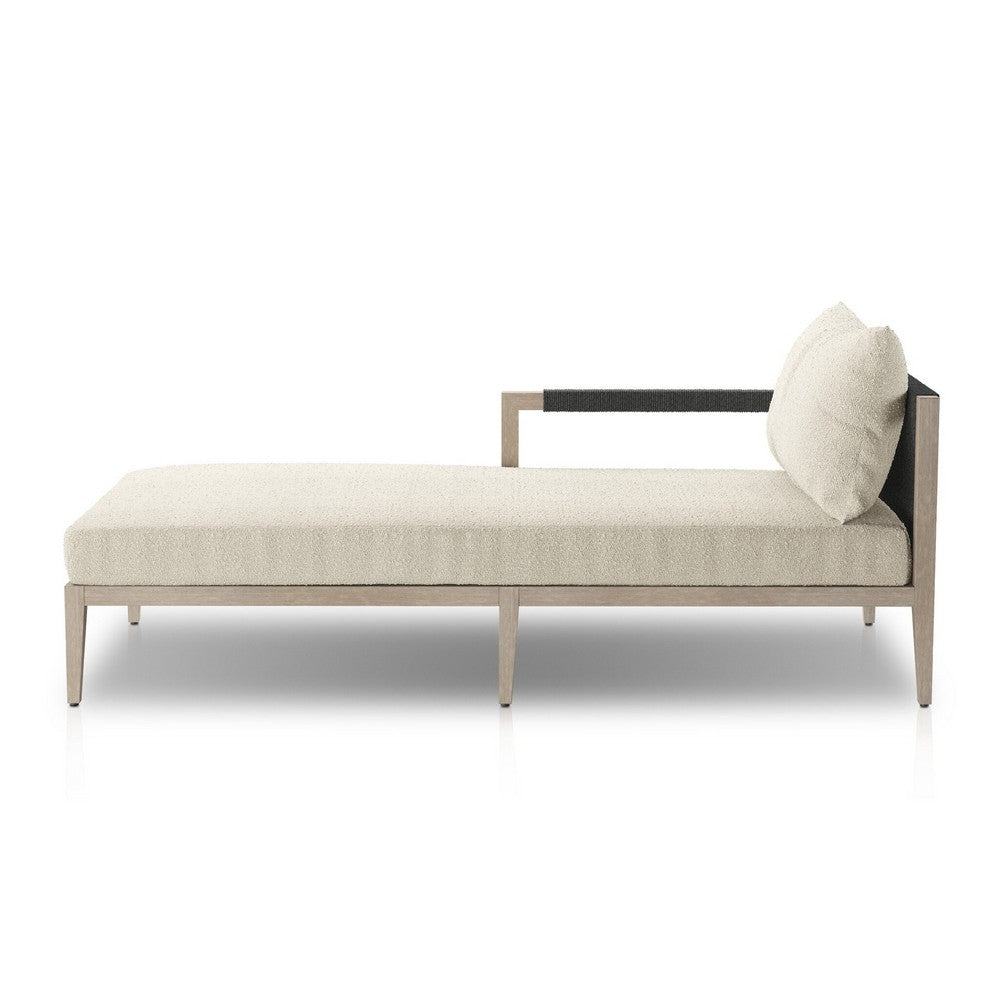 Four Hands - Solano - Build Your Own: Sherwood Outdoor Sectional, Bronze - FIQA Boucle Cream - 237637-005_CLOSEOUT view 3