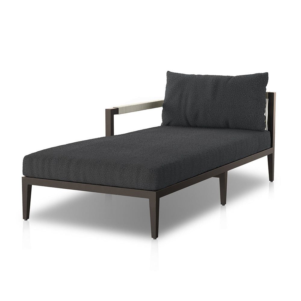 Four Hands - Solano - Build Your Own: Sherwood Outdoor Sectional, Bronze - FIQA Boucle Slate - 237637-004_CLOSEOUT view 1