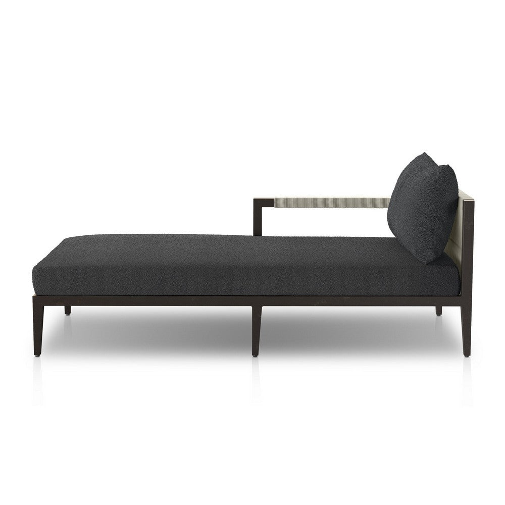 Four Hands - Solano - Build Your Own: Sherwood Outdoor Sectional, Bronze - FIQA Boucle Slate - 237637-004_CLOSEOUT view 3