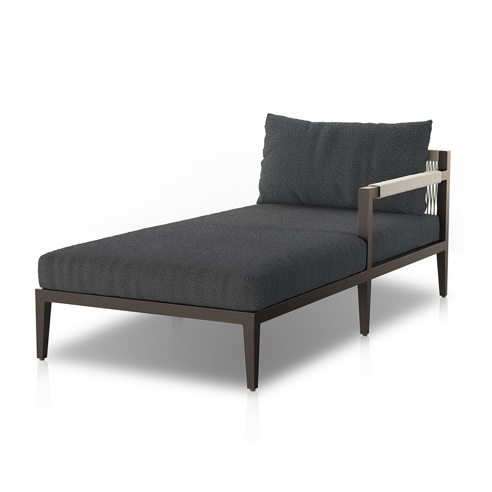 Four Hands - Solano - Build Your Own: Sherwood Outdoor Sectional, Bronze - FIQA Boucle Slate - 238313-003_CLOSEOUT view 1