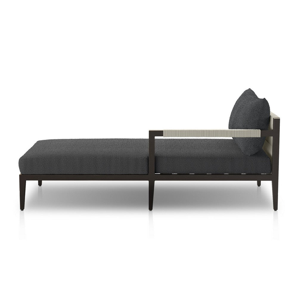 Four Hands - Solano - Build Your Own: Sherwood Outdoor Sectional, Bronze - FIQA Boucle Slate - 238313-003_CLOSEOUT view 3