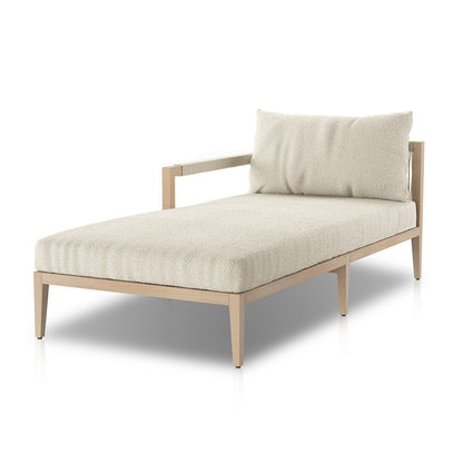 Four Hands - Solano - Build Your Own: Sherwood Outdoor Sectional, Brown - FIQA Boucle Cream - 237637-006_CLOSEOUT view 1