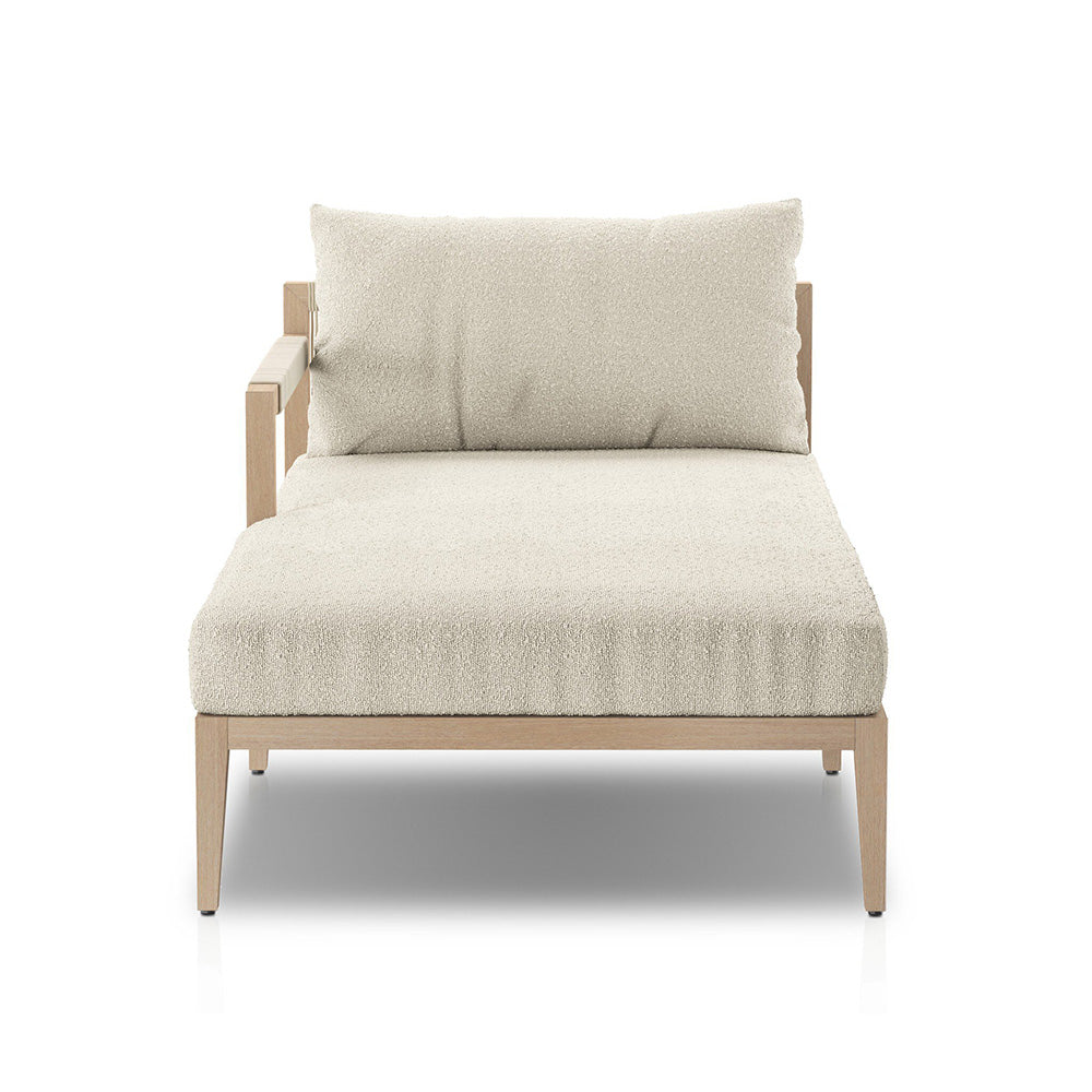 Four Hands - Solano - Build Your Own: Sherwood Outdoor Sectional, Brown - FIQA Boucle Cream - 237637-006_CLOSEOUT view 2