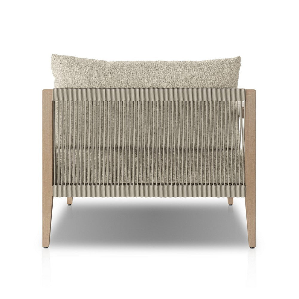 Four Hands - Solano - Build Your Own: Sherwood Outdoor Sectional, Brown - FIQA Boucle Cream - 237637-006_CLOSEOUT view 4