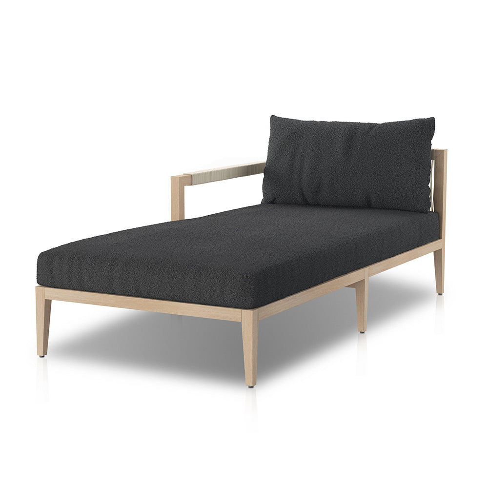 Four Hands - Solano - Build Your Own: Sherwood Outdoor Sectional, Brown - FIQA Boucle Slate - 237637-003_CLOSEOUT view 1