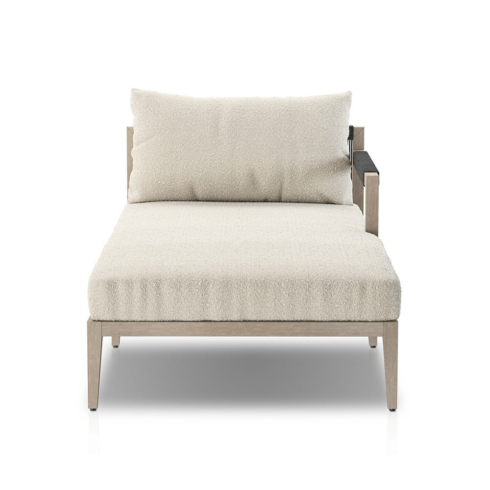 Four Hands - Solano - Build Your Own: Sherwood Outdoor Sectional, Grey - FIQA Boucle Cream - 238313-004_CLOSEOUT view 2