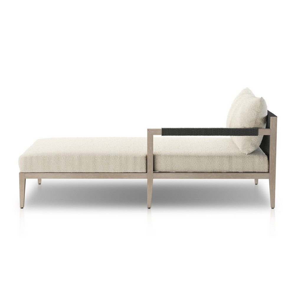 Four Hands - Solano - Build Your Own: Sherwood Outdoor Sectional, Grey - FIQA Boucle Cream - 238313-004_CLOSEOUT view 3