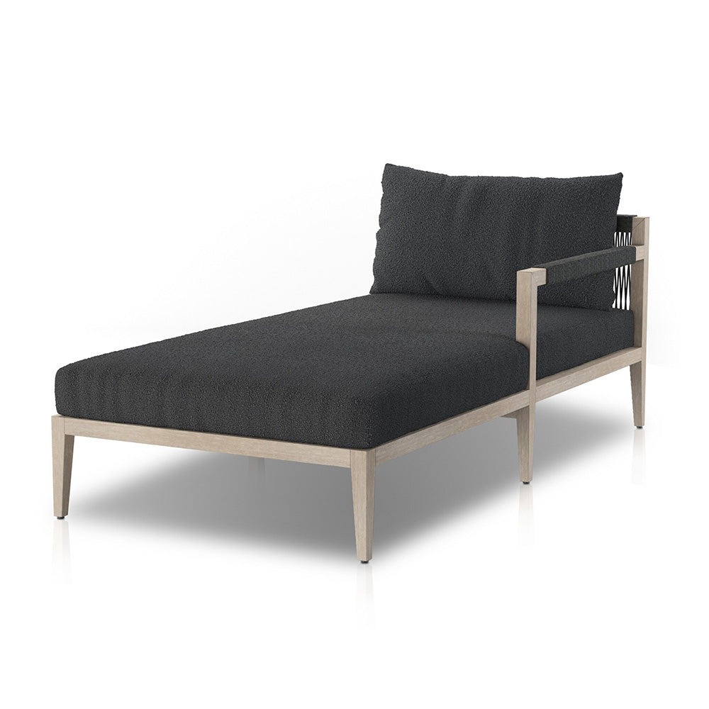 Four Hands - Solano - Build Your Own: Sherwood Outdoor Sectional, Grey - FIQA Boucle Slate - 238313-001_CLOSEOUT view 1