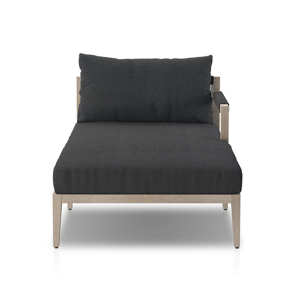 Four Hands - Solano - Build Your Own: Sherwood Outdoor Sectional, Grey - FIQA Boucle Slate - 238313-001_CLOSEOUT view 2