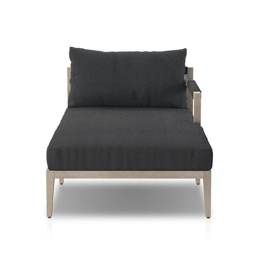 Four Hands - Solano - Build Your Own: Sherwood Outdoor Sectional, Grey - FIQA Boucle Slate - 238313-001_CLOSEOUT view 2