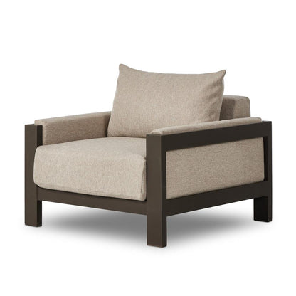 Four Hands - Solano - Chapman Outdoor Metal Chair - Concha Fog - 247430-002 veiw 1