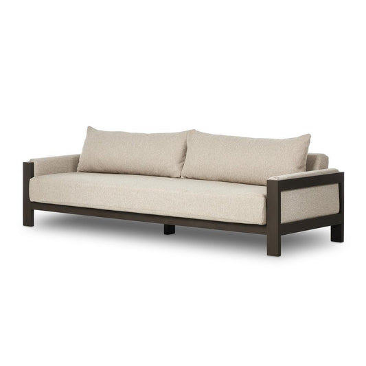 Four Hands - Solano - Chapman Outdoor Metal Sofa-106in - Concha Fog - 247428-002 veiw 1