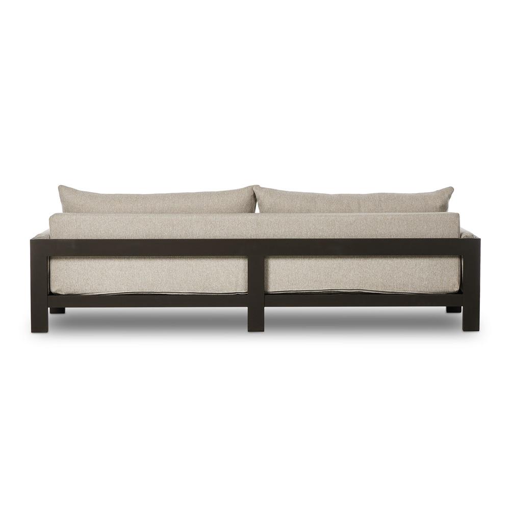 Four Hands - Solano - Chapman Outdoor Metal Sofa-106in - Concha Fog - 247428-002 veiw 4