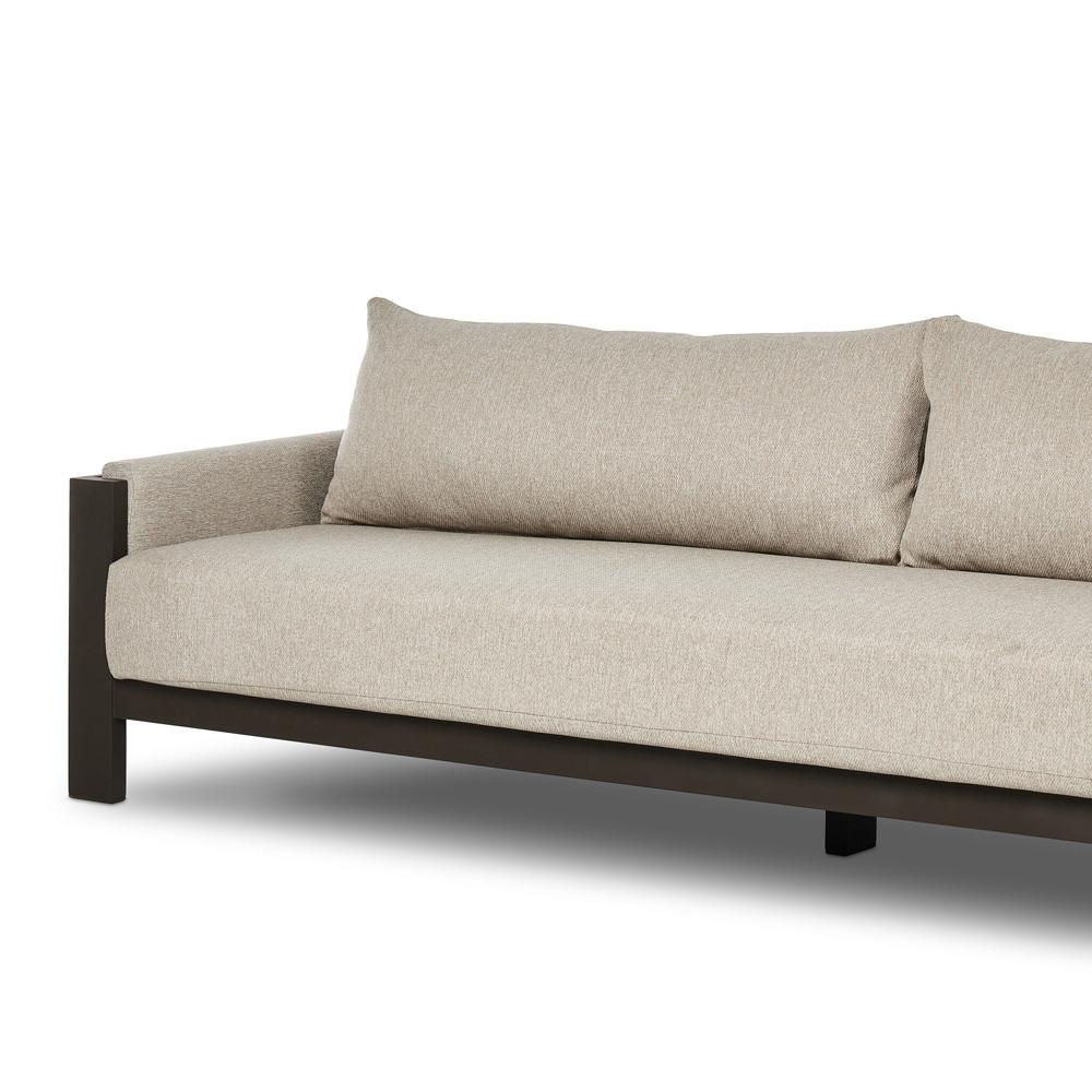 Four Hands - Solano - Chapman Outdoor Metal Sofa-106in - Concha Fog - 247428-002 veiw 8