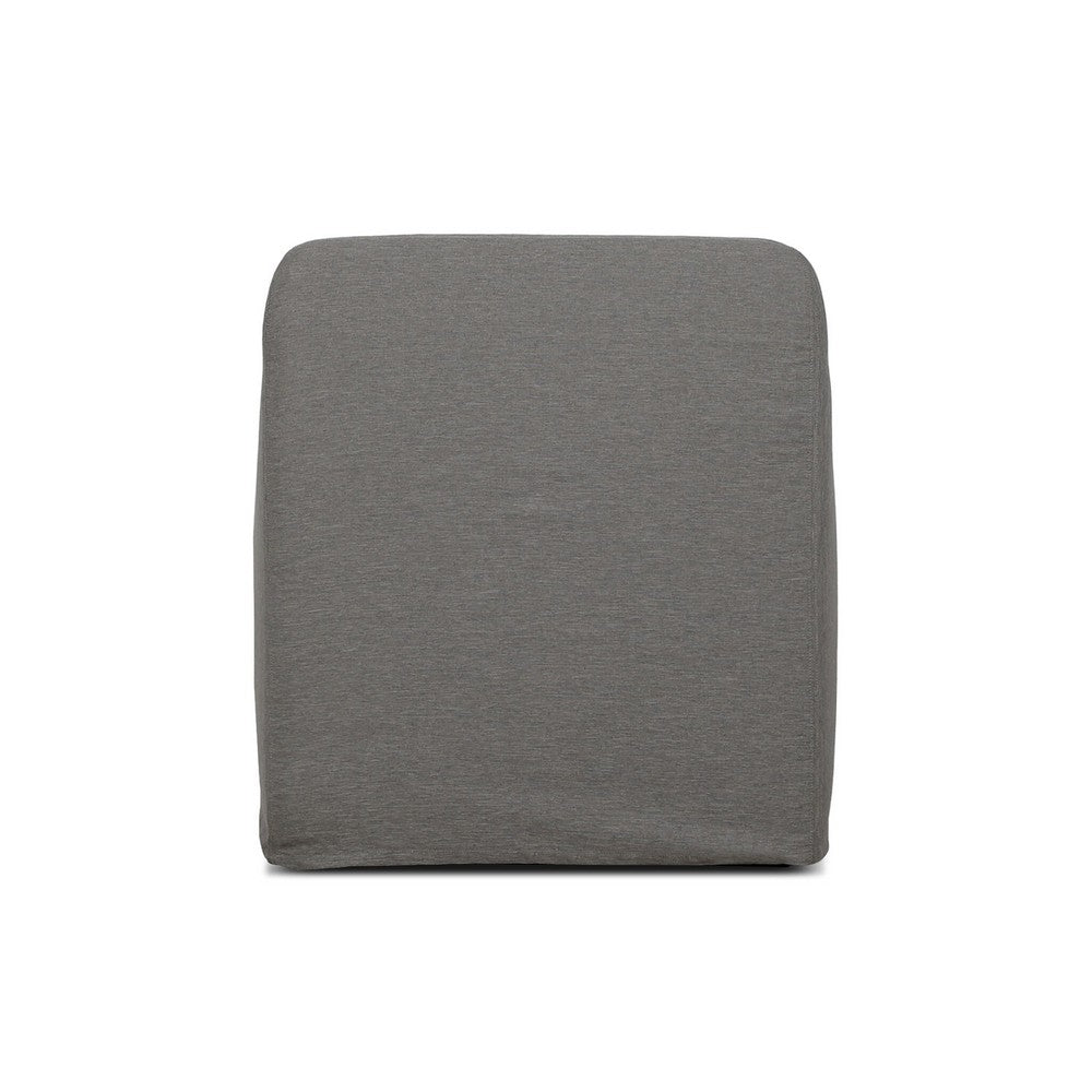 Four Hands - Solano - Dade Outdoor Slipcover Swivel Chair - Venao Charcoal - 223196-004_CLOSEOUT view 5