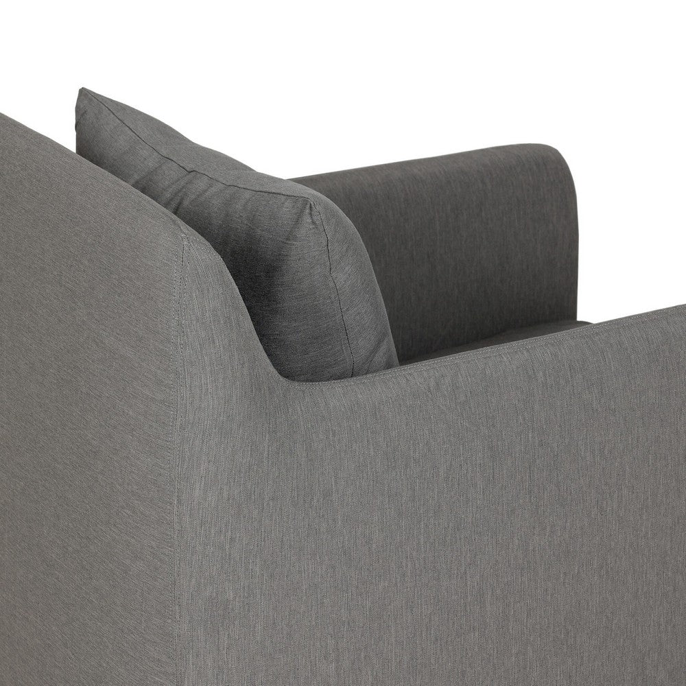 Four Hands - Solano - Dade Outdoor Slipcover Swivel Chair - Venao Charcoal - 223196-004_CLOSEOUT view 9