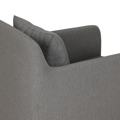 Four Hands - Solano - Dade Outdoor Slipcover Swivel Chair - Venao Charcoal - 223196-004_CLOSEOUT view 9