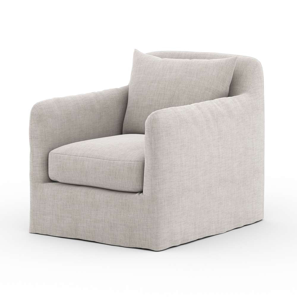 Four Hands - Solano - Dade Outdoor Swivel Chair-Stone Grey - 223196-002 veiw 1