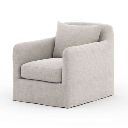 Four Hands - Solano - Dade Outdoor Swivel Chair-Stone Grey - 223196-002 veiw 1