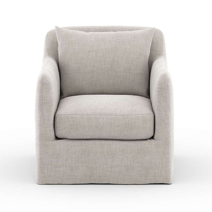 Four Hands - Solano - Dade Outdoor Swivel Chair-Stone Grey - 223196-002 veiw 2