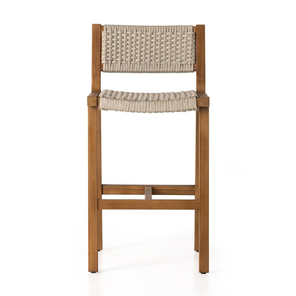 Four Hands - Solano - Delano Outdoor Bar Stool - Ivory Rope - 106968-005 veiw 2