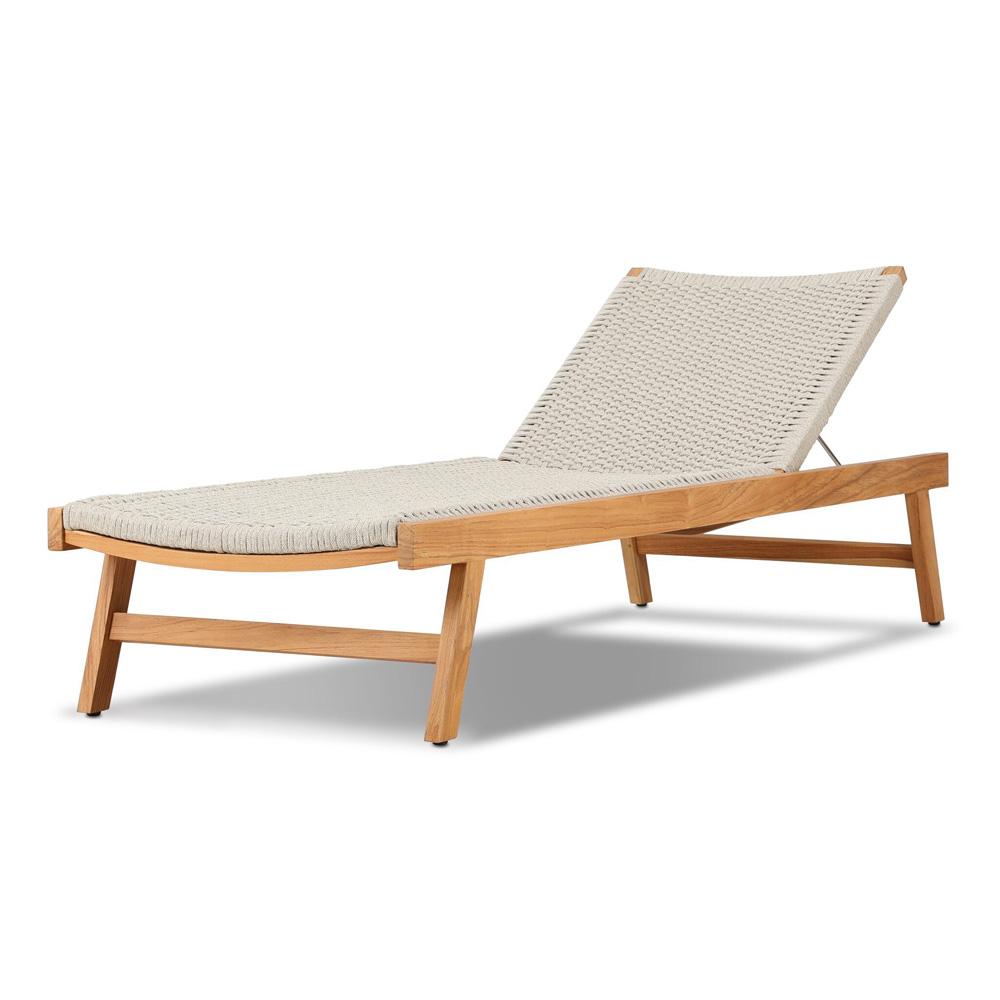 Four Hands - Solano - Delano Outdoor Chaise - Ivory Rope - 226919-003 veiw 1