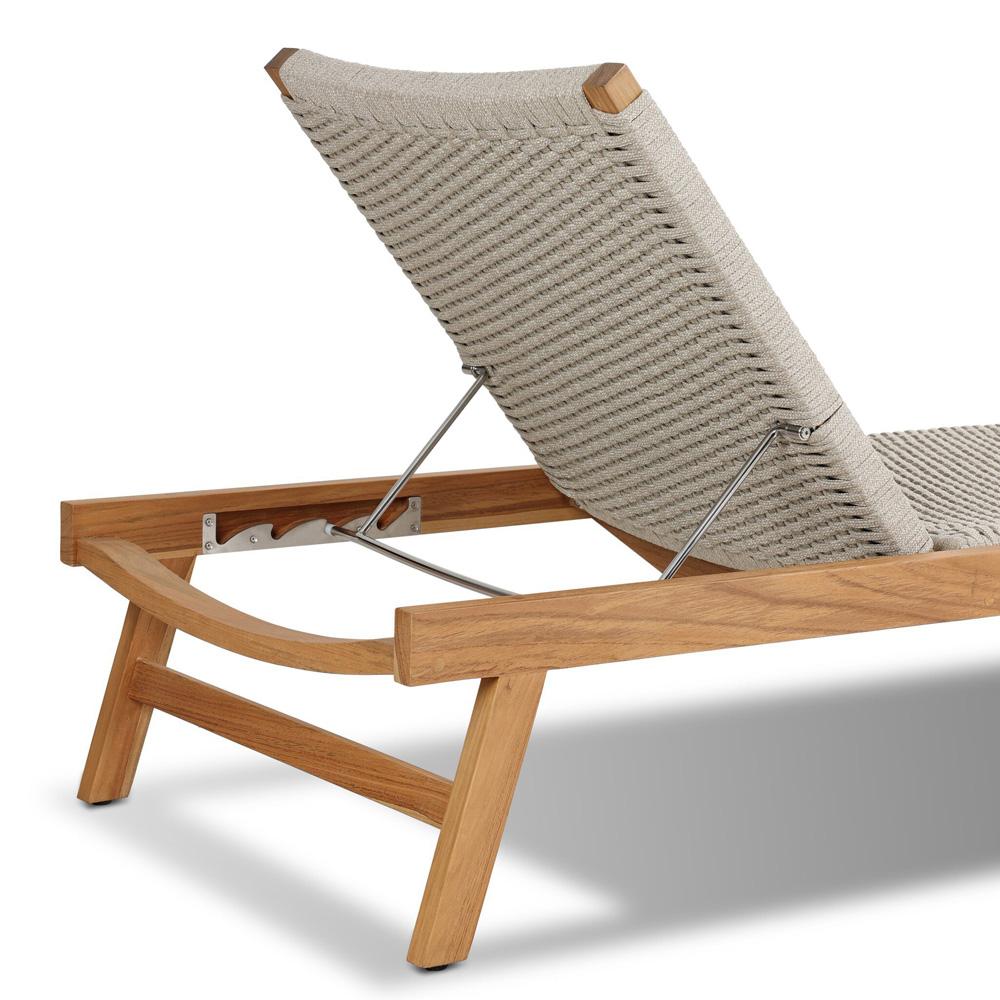Four Hands - Solano - Delano Outdoor Chaise - Ivory Rope - 226919-003 veiw 8