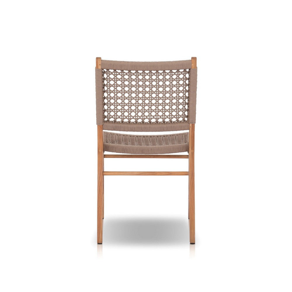 Four Hands - Solano - Delmar Outdoor Dining Chair - Khaki Rope - 106976-007_CLOSEOUT view 4