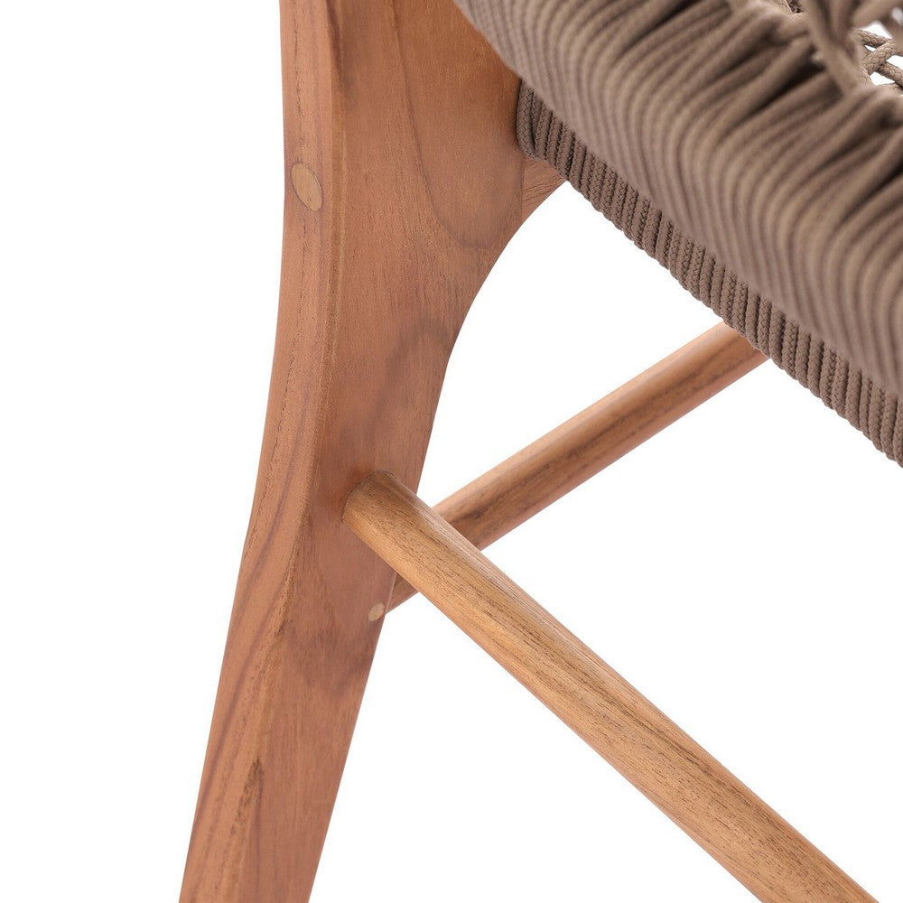 Four Hands - Solano - Delmar Outdoor Dining Chair - Khaki Rope - 106976-007_CLOSEOUT view 7