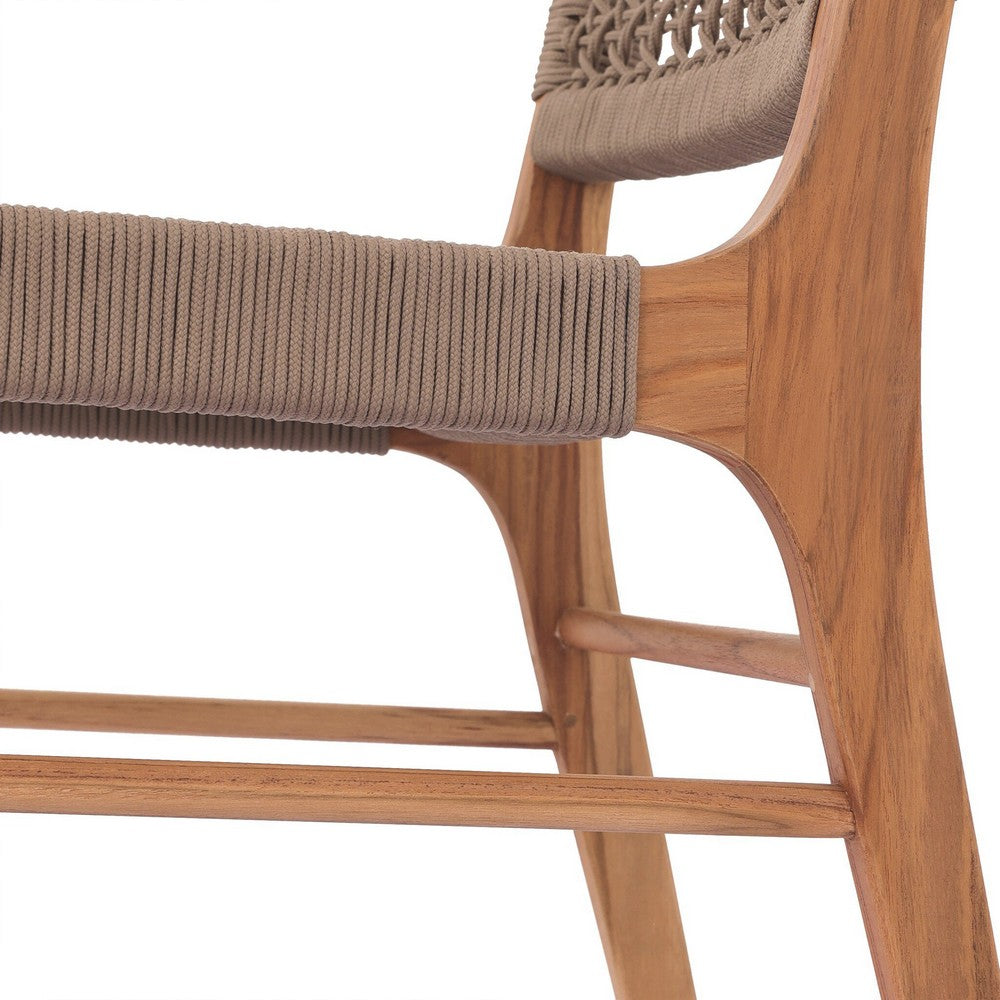 Four Hands - Solano - Delmar Outdoor Dining Chair - Khaki Rope - 106976-007_CLOSEOUT view 9