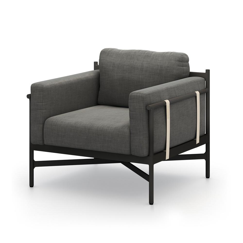 Four Hands - Solano - Hearst Outdoor Chair - Venao Charcoal - 108960-014 veiw 1