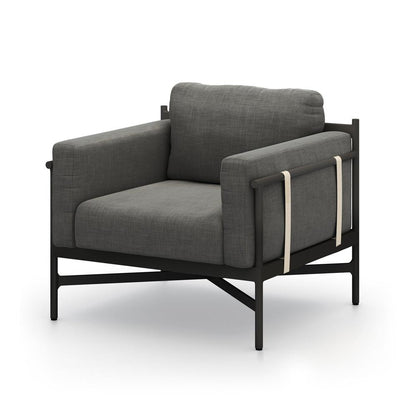 Four Hands - Solano - Hearst Outdoor Chair - Venao Charcoal - 108960-014 veiw 1