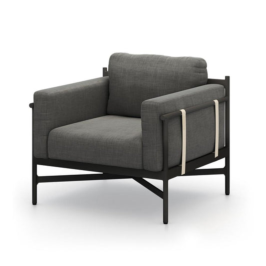 Four Hands - Solano - Hearst Outdoor Chair - Venao Charcoal - 108960-014 veiw 1