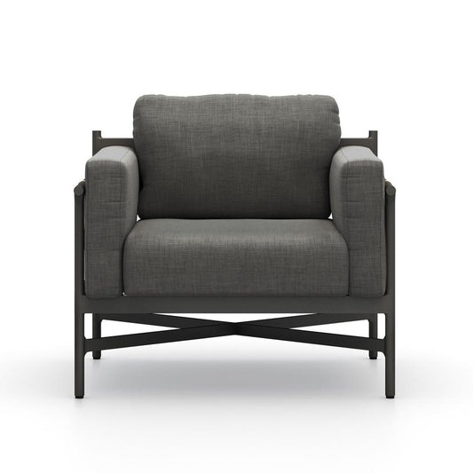 Four Hands - Solano - Hearst Outdoor Chair - Venao Charcoal - 108960-014 veiw 2