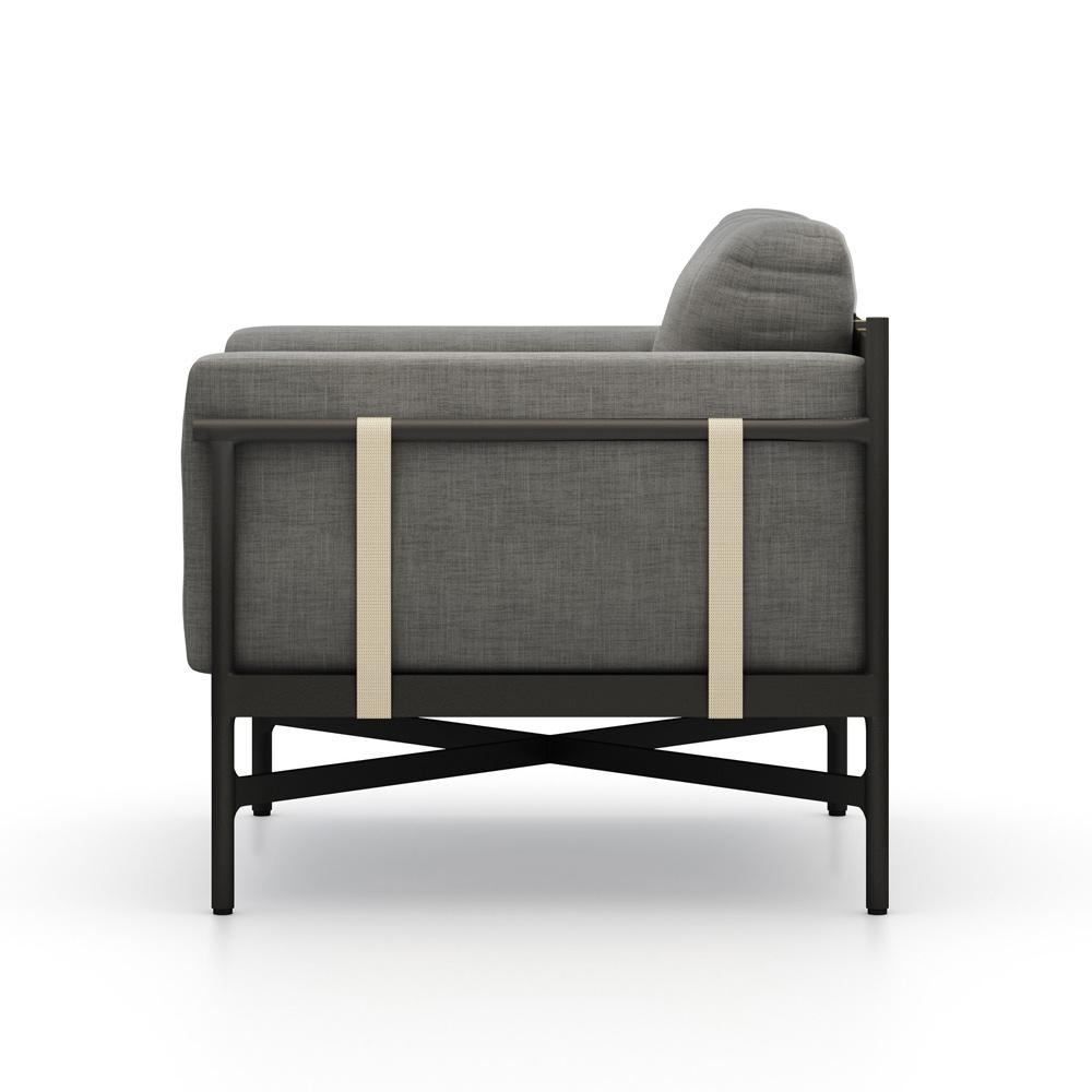 Four Hands - Solano - Hearst Outdoor Chair - Venao Charcoal - 108960-014 veiw 3