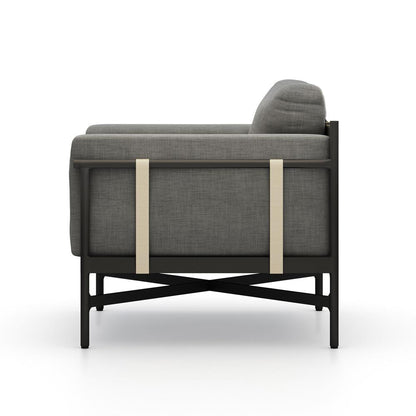 Four Hands - Solano - Hearst Outdoor Chair - Venao Charcoal - 108960-014 veiw 3