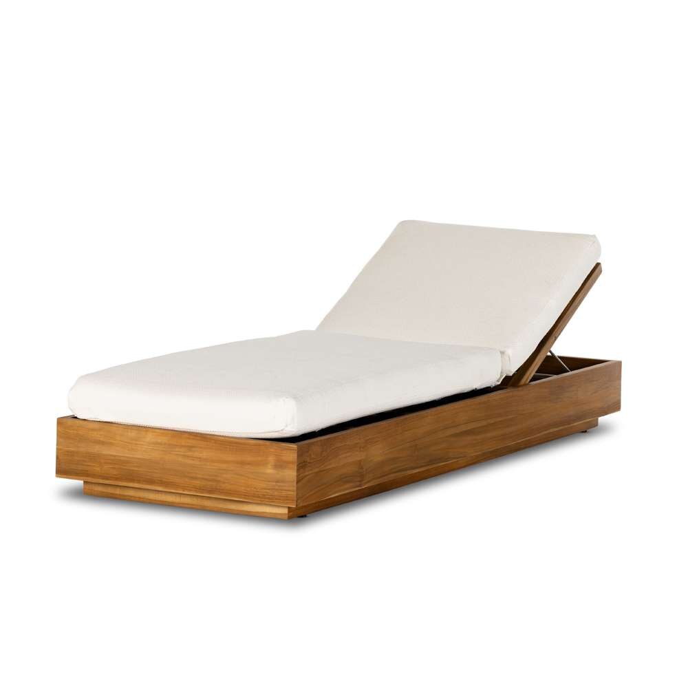 Four Hands - Solano - Kinta Outdoor Chaise Lounge-Ntrl-Fsc - 109167-007 veiw 5