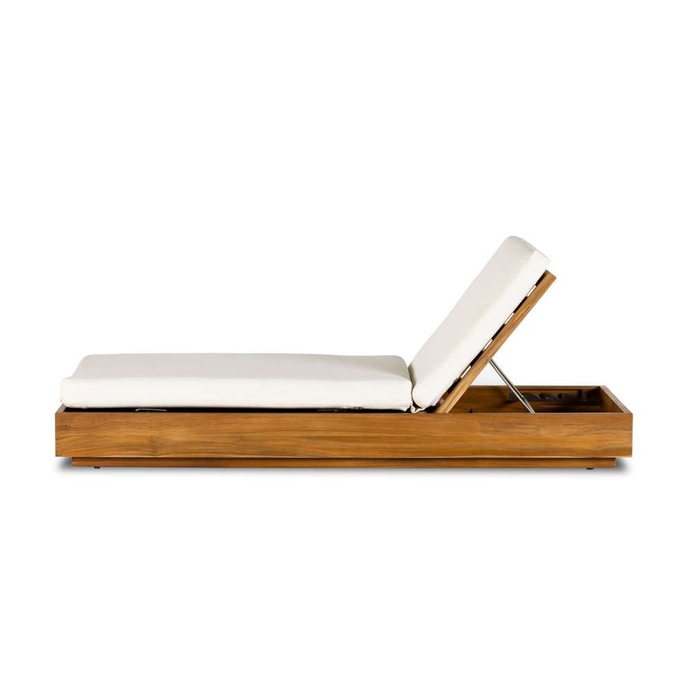 Four Hands - Solano - Kinta Outdoor Chaise Lounge-Ntrl-Fsc - 109167-007 veiw 8