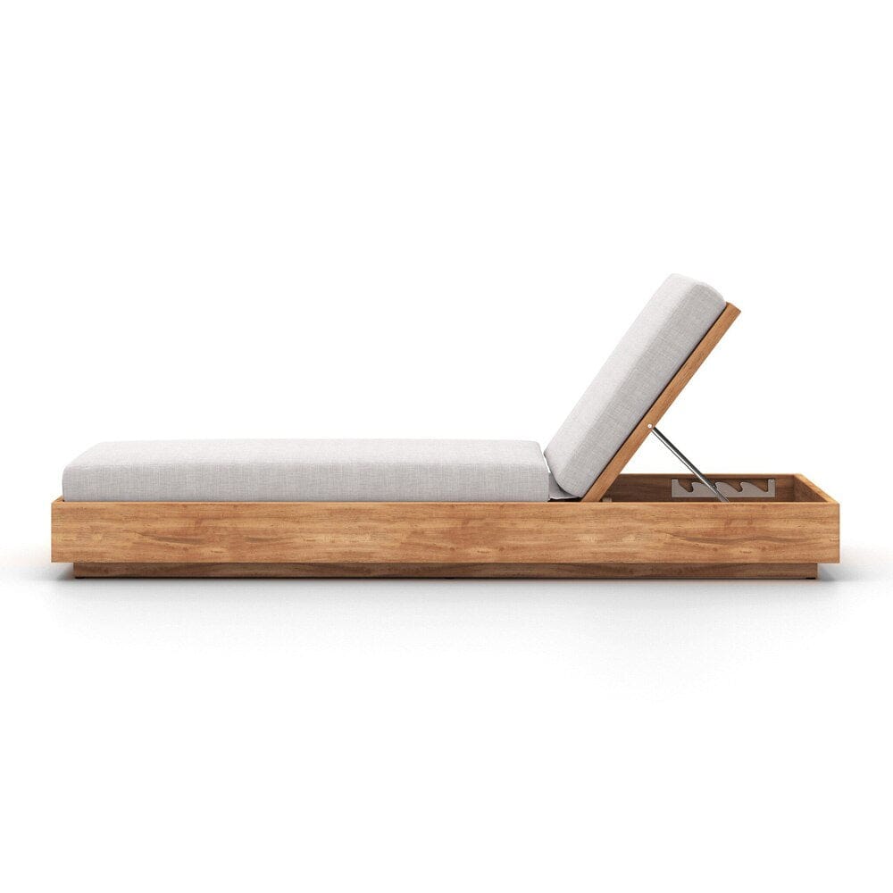Four Hands - Solano - Kinta Outdoor Chaise Lounge - Venao Grey - 109167-002 veiw 3