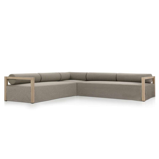 Four Hands - Solano - Laskin Outdoor 3pc Sec-Washed Brwn-Fsc - 242078-001 veiw 1