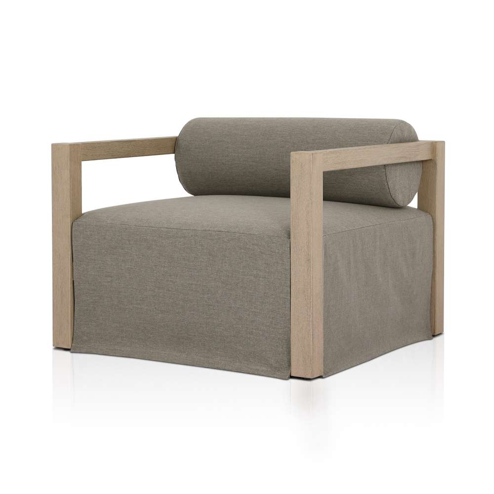 Four Hands - Solano - Laskin Outdoor Chair-Washed Brown-Fsc - 235159-004 veiw 1
