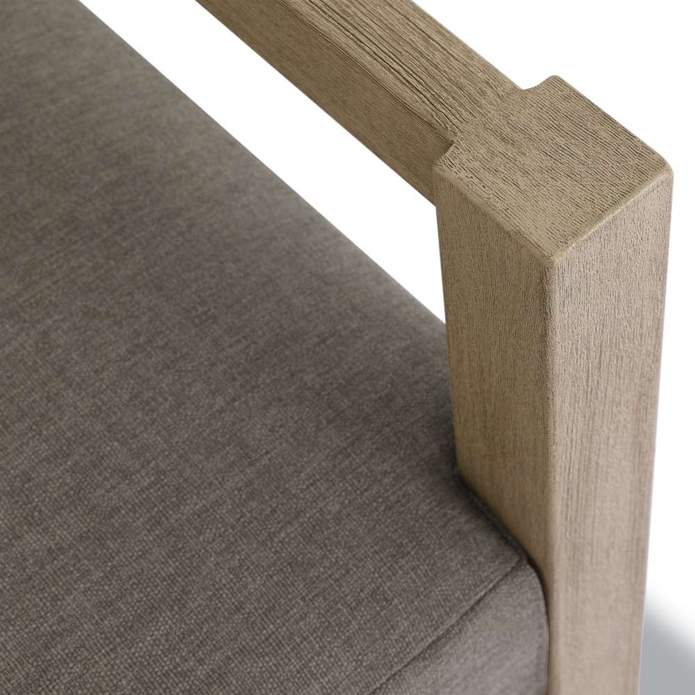 Four Hands - Solano - Laskin Outdoor Chair-Washed Brown-Fsc - 235159-004 veiw 3